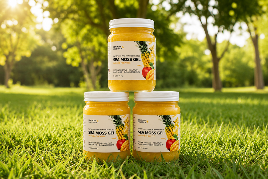 3 jars of sea moss gel
