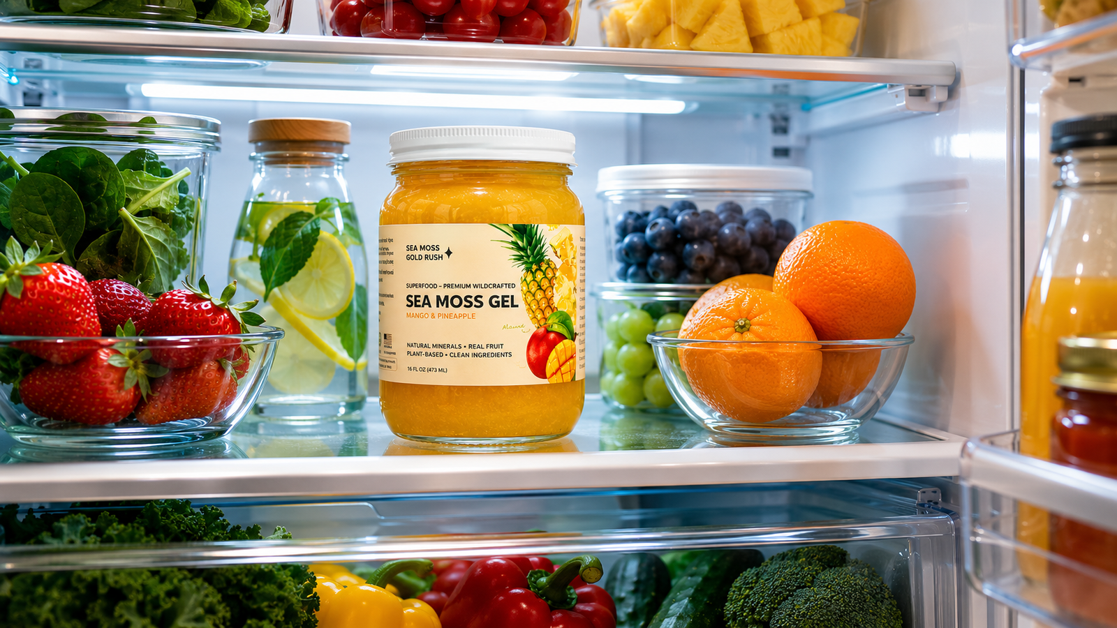 sea moss gel in fridge 
